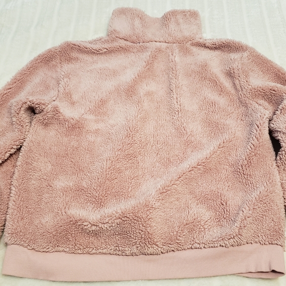 Topshop Pink Fuzzy Teddy 1/4 Zip Sweater - Picture 14 of 16